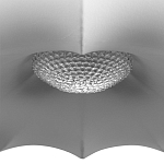 Подвесной светильник с белым фигурным абажуром и мягкими волнистыми краями Cloud Motion  варинант исполнения - 13 | Loft Concept в Ижевске