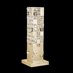 Настольная лампа прямоугольная с мозаичным хрустальным оформлением Sparks of Crystal варинант исполнения - 1 | Loft Concept в Ижевске