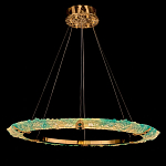 Люстра в форме кольца с цветочным декором Warm Heavenly Light варинант исполнения - 2 | Loft Concept в Ижевске