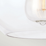 Потолочный светильник с шарообразным плафоном из прозрачного стекла Feiss варинант исполнения - 4 | Loft Concept в Ижевске