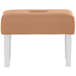 Мягкий пуф на белых ножках Winton Pouf варинант исполнения - 2 | Loft Concept в Ижевске