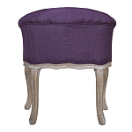 Кресло низкое в стиле прованс Louis French Armchair purple flax варинант исполнения - 3 | Loft Concept в Ижевске