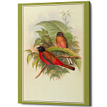 Постер на холсте с изображением птиц Blooming Birds Poster варинант исполнения - 7 | Loft Concept в Ижевске