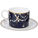 Чайный набор из фарфора с изображением лошадей на 6 персон 12 предметов Porcelain Horse Set варинант исполнения - 2 | Loft Concept в Ижевске