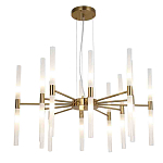 Люстра подвесная с 20-ю цилиндрическими матовыми плафонами Delta Light варинант исполнения - 1 | Loft Concept в Ижевске