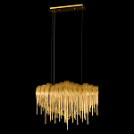 Люстра подвесная с металлическими цепочками и изогнутыми металлическими дугами 72 см Atlantis Chain варинант исполнения - 13 | Loft Concept в Ижевске