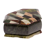 Шкатулка для украшений с мозаикой из натуральных камней Stone Casket варинант исполнения - 2 | Loft Concept в Ижевске