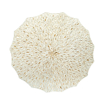 Стол кофейный с отделкой раковинами устриц Coastal Charm варинант исполнения - 3 | Loft Concept в Ижевске