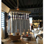 Люстра квадратная плетеная с бахромой Wicker Square Chandelier with Tassels варинант исполнения - 4 | Loft Concept в Ижевске