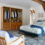 Двуспальная кровать с мягким изголовьем Daniel Bed варинант исполнения - 6 | Loft Concept в Ижевске