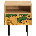 Прикроватная тумба с изображением на ящике Elise Nightstand варинант исполнения - 5 | Loft Concept в Ижевске