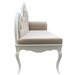 Рекомье со спинкой в стиле прованс Montmartre Provence Ottoman варинант исполнения - 7 | Loft Concept в Ижевске