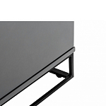 ТВ-тумба цвета графит с  2-мя дверцами и ящиком Strict Lines варинант исполнения - 5 | Loft Concept в Ижевске