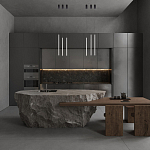 Подвсеной светильник светодиодный металлический цилиндрической формы черный Trumpet tube варинант исполнения - 4 | Loft Concept в Ижевске