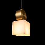 Подвесной светильник светодиодный с квадратным плафоном Stone Helios варинант исполнения - 2 | Loft Concept в Ижевске