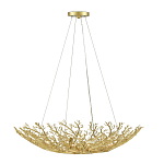 Люстра в форме золотой чаши из кораллов Coral Decor варинант исполнения - 2 | Loft Concept в Ижевске