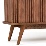 ТВ-тумба с двумя раздвижными дверцами Toinette Brown TV Stand варинант исполнения - 6 | Loft Concept в Ижевске