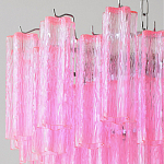Элитная Люстра Textured Glass Pink Chandelier Ярко Розовое стекло варинант исполнения - 2 | Loft Concept в Ижевске