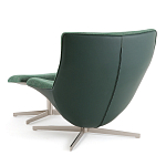 Кресло вращающееся с подставкой для ног зеленое Verdante варинант исполнения - 4 | Loft Concept в Ижевске