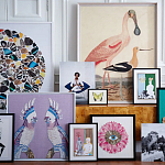 Панно Розовый цветок вышитое бисером PETALS BEADED ART варинант исполнения - 1 | Loft Concept в Ижевске