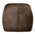 Барный стул со спинкой и подлокотниками на 4-х деревянных ножках Douglas Rhombus Коричневый Велюр варинант исполнения - 4 | Loft Concept в Ижевске