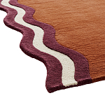 Ковер с оригинальной волнистой отделкой Woven from Wool варинант исполнения - 2 | Loft Concept в Ижевске