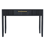 Элегантная Консоль Primo с выдвижным ящиком Черный дуб варинант исполнения - 7 | Loft Concept в Ижевске