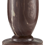 Настольная лампа из мрамора с тканевым абажуром Seductress варинант исполнения - 1 | Loft Concept в Ижевске