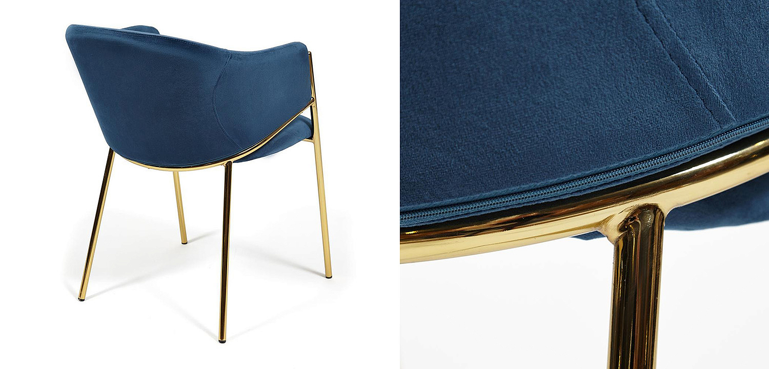 Стул Dolores blue velvet - Loft-Concept в Ижевске