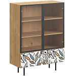 Витрина с изображением на дверцах Elise Cupboard варинант исполнения - 8 | Loft Concept в Ижевске