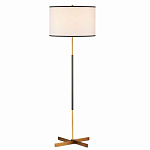 Торшер с тканевым абажуром в форме цилиндра Pinwheel Shape Base варинант исполнения - 1 | Loft Concept в Ижевске