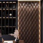 Гипсовая 3D панель с принтографией PM-36 варинант исполнения - 1 | Loft Concept в Ижевске