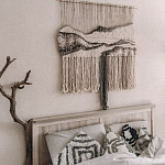 Панно Современный Гобелен ручная работа Туманное Утро варинант исполнения - 3 | Loft Concept в Ижевске