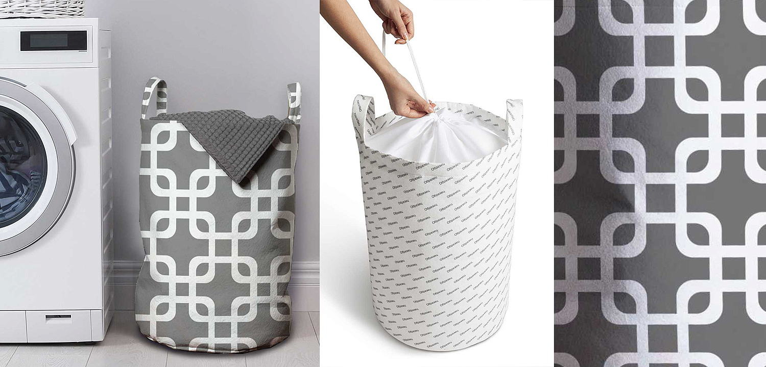 Корзина Squares on Gray Basket Корзина Squares on Gray Basket - Loft-Concept в Ижевске