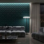 Гипсовая 3D панель с принтографией PM-17 варинант исполнения - 1 | Loft Concept в Ижевске