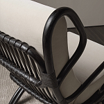 Дизайнерское кресло из ротанга Gio Ponti CONTINUUM D.163.7 BY BONACINA 1889 Armchair варинант исполнения - 4 | Loft Concept в Ижевске