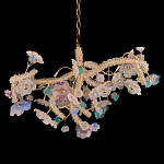 Люстра круглая с цветочным декором Miscellaneous herbs варинант исполнения - 1 | Loft Concept в Ижевске