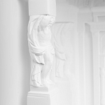 Встраиваемый в стену гипсовый светильник под покраску с колоннами и арками в античном стиле Antiquity Athena варинант исполнения - 12 | Loft Concept в Ижевске