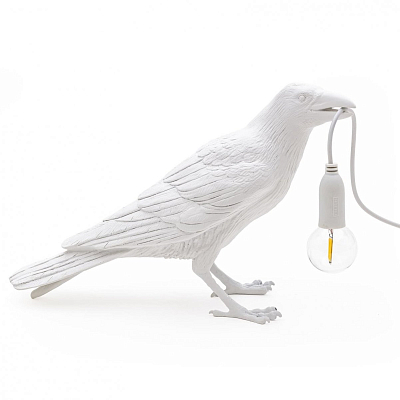 Настольная лампа Seletti Bird Lamp White Waiting Настольная лампа Seletti Bird Lamp White Waiting