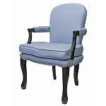 Кресло Aubrey Classical Armchair blue flax варинант исполнения - 3 | Loft Concept в Ижевске