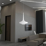 Подвесной вязаный белый светильник «Лампа Марракеша» варинант исполнения - 3 | Loft Concept в Ижевске