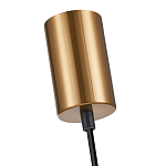 Подвесной светильник со стеклянным плафоном янтарного цвета Prestige варинант исполнения - 5 | Loft Concept в Ижевске