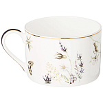 Чайная пара из фарфора с рисунком цветов 190 мл Garden Whisper Porcelain Set  варинант исполнения - 1 | Loft Concept в Ижевске