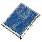 Портсигар с газовой зажигалкой из натурального камня Лазурит Stone Cigarettes Cases варинант исполнения - 6 | Loft Concept в Ижевске