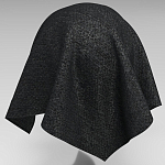 Мебельная ткань Шенилл черный цвет 138 см T4-35 варинант исполнения - 8 | Loft Concept в Ижевске