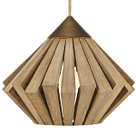 Подвесной светильник из толстых деревянных реек Wooden Slats варинант исполнения - 1 | Loft Concept в Ижевске