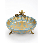 Блюдо фарфоровое Птица на ветке Flora варинант исполнения - 3 | Loft Concept в Ижевске