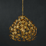 Подвесной светильник золотой с декором в виде лепестков клевера Hanging Clover варинант исполнения - 3 | Loft Concept в Ижевске