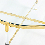 Кофейный столик со столешницей из стекла Crossy варинант исполнения - 2 | Loft Concept в Ижевске