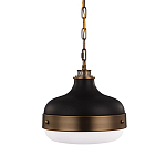 Подвесной светильник с круглым белым плафоном в индустриальном стиле Feiss варинант исполнения - 1 | Loft Concept в Ижевске